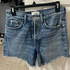 AGOLDE Size 25 Parker Long Denim Jean Shorts